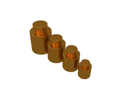 Scale Weights V2 003 Low-poly 3D model