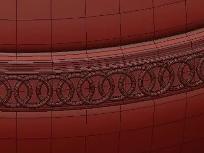 NAICCA ball hanging from ceiling 3D model