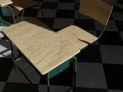 Classroom 3D model