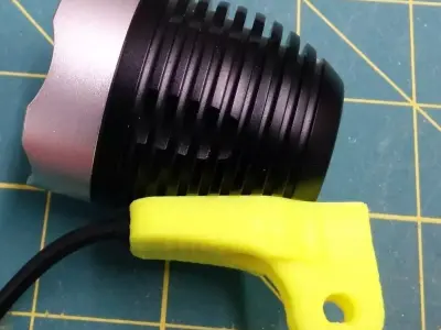 Magicshine LED headlamp mount for Giro Edit Helmet Free 3D print model