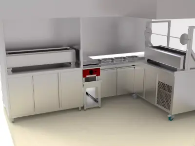 KITCHEN 77 3D model