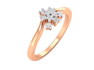 Women Ring Render 3dm STL MTL SLC JCD OBJ FBX Details 3D print model 83