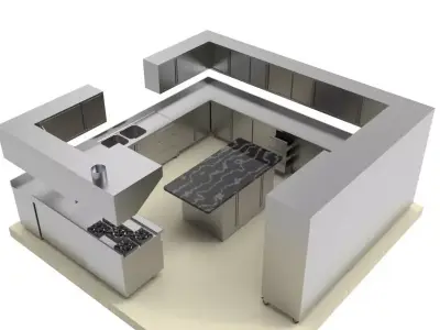 KITCHEN 17 3D model