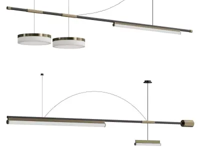 Lampatron ZODIAC ARCH 3D Model A Bold and Artistic Chandelier 3D model