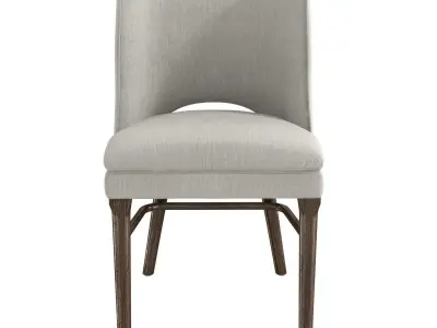 Myra Dining Chair in Savile Flannel Burke Decor  3D model