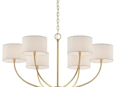 New York Sawyer Chandelier by Generation Lighting 3D model