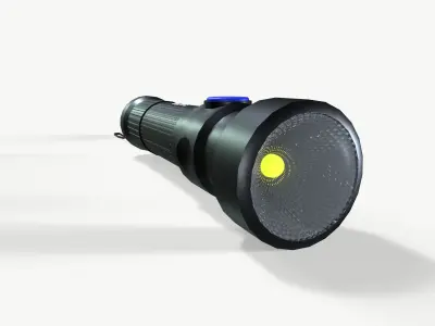 Flash Light Low-poly 3D model purchase