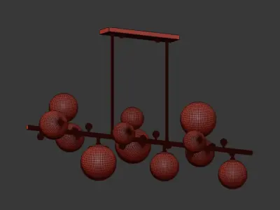 Troon Chandelier Arteriors 3D model