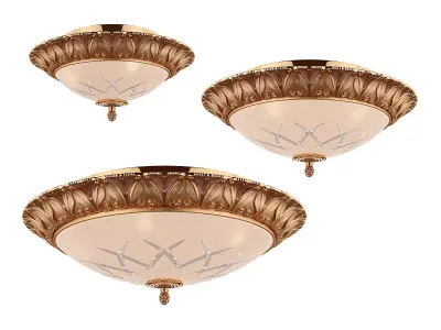 98311 Osgona Collection of Retro Ceiling Lamps 3D Model Pack