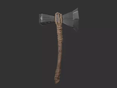 Stormbreaker viking axe 3D model