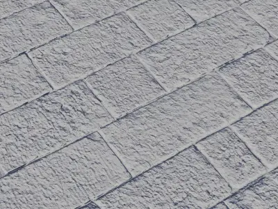 Rustic Ashlar Stone Blocks PBR Texture  Texture