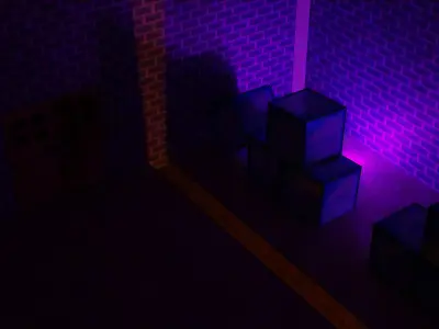 Minecraft Mini Storage 3D model