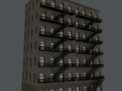 building collection vol1 Low-poly 3D model