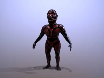 VICTOR HYBRID Low-poly 3D model