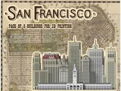 Boomtown San Francisco Collection 3D print model