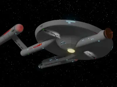 Atlantis Class Light Cruiser 3D model