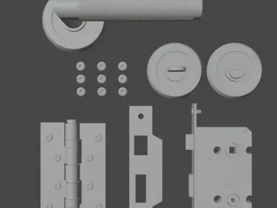 door handle pack 3D model