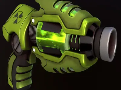 Sci-Fi Gun - Nuclear 3D model