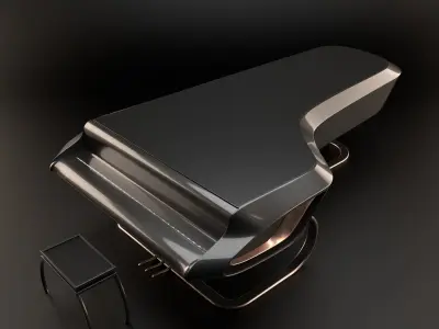 Grand Piano Design Low-poly 3D model