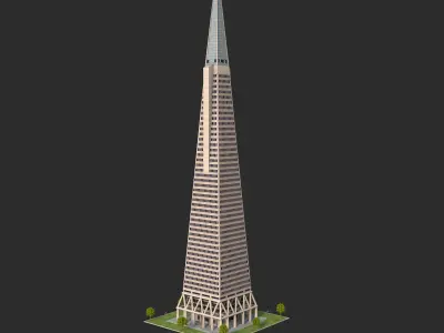 Transamerica Pyramid San Francisco 3D model