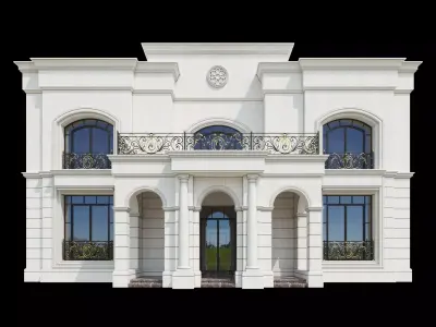 Classic Villa Design 004 3D model