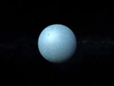 Alien Planet 08 Low-poly 3D model