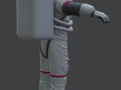 Astronaut Spacesuit 3D Model 3D model