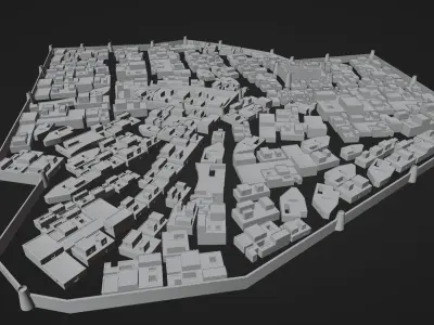 Riyadh Old City 1922 3D model