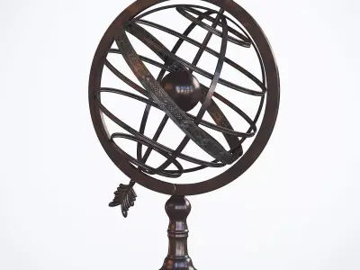 Armillary Sphere Sculpture by Darby Home 3D model