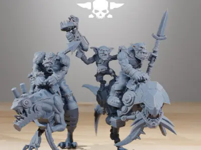 Orkaz Beast Riders 3D print model