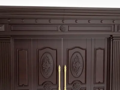 Double Door 02 3D model