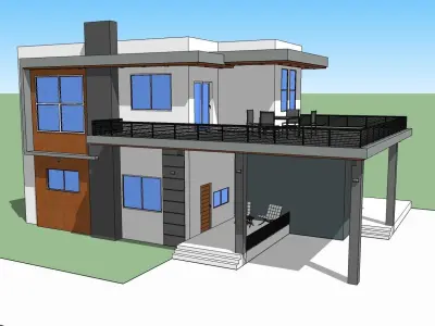 Modern House 3D model