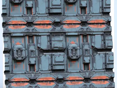 Sci-FI Seamless Texture Texture 20