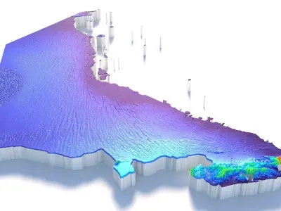 UAE Terrain Country 3D model