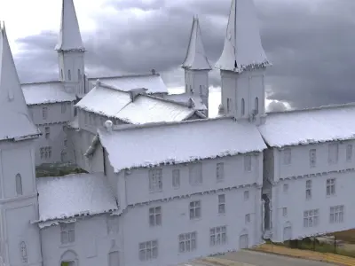 Medieval Street Larger High Fantasy 3D model