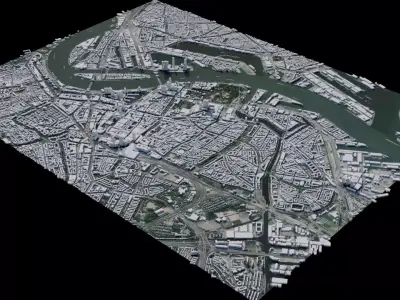 Rotterdam - Netherlands 3D model
