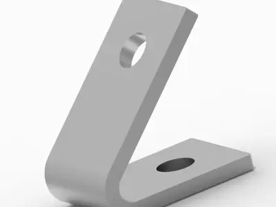 Structural Channel Angle Bracket 3D print model