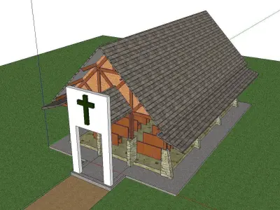 Architecture-Religion-God-Culture-Temple -0219 3D model