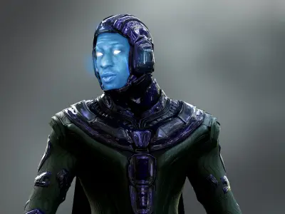 Kang the Conqueror Low-poly 3D model