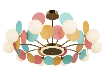 MATISSE Collection modern ceiling light - Low-poly 3D model