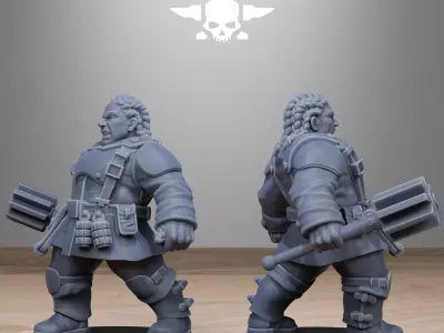 FreeGuard Mutant Sisters 3D print model