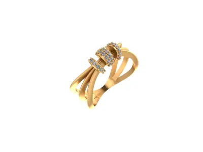 Jewellery Design  3DM Files STL Files Ring Design FR101 3D print model