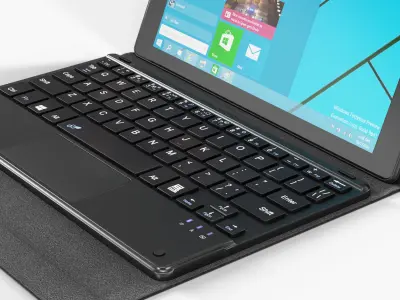 Irbis TW36 tablet Low-poly 3D model