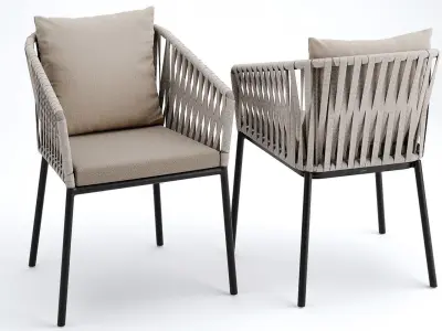 Kettal Custom 09 - Outdoor furniture set 3D model