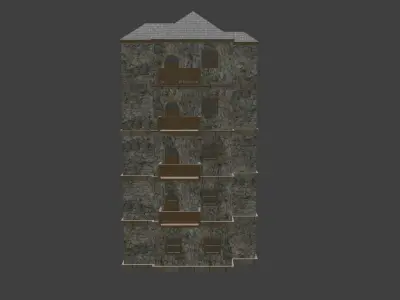House Model 92 Low-poly 3D model