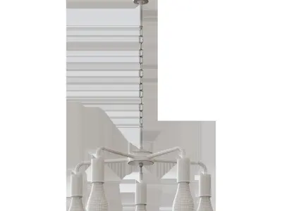 Chandelier VITALUCE Edwin 5xE27 max 60W 3D model