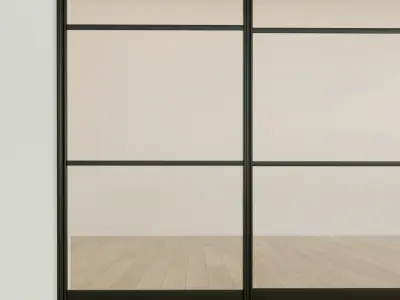 Sliding door  Partition Case-compartment  7 3D model