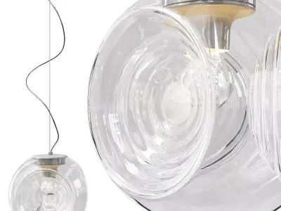 Fabbian eyes pendant Low-poly 3D model