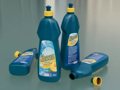Cleaning products 3D Model Pack