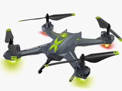 H22 Drone for Kids Adults with Camera Low-poly 3D model